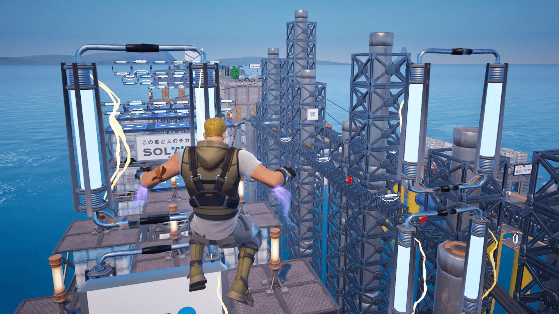 SOLATO FUEL RUSH のサービスステーションエリア