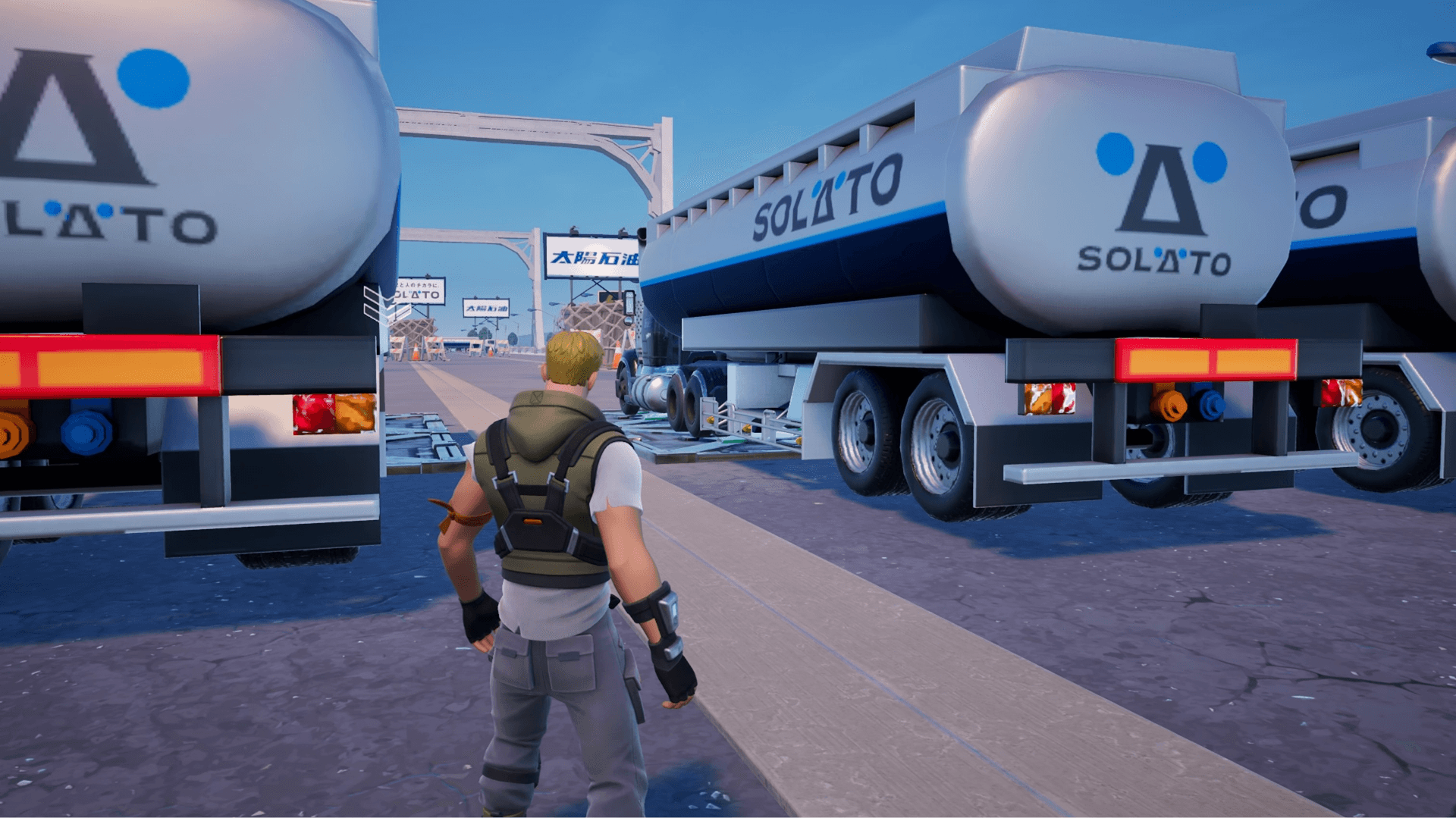 SOLATO FUEL RUSH の夜景エリア